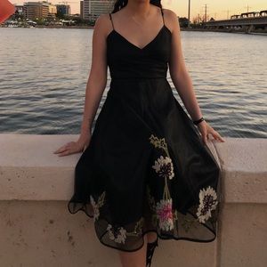 Black handcrafted prom/ special occasion dress